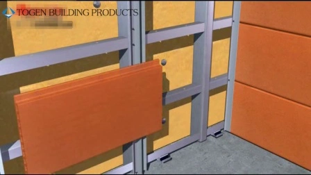 Panel de terracota gris OEM de Togen para la construcción de material de construcción de azulejos de pared exterior