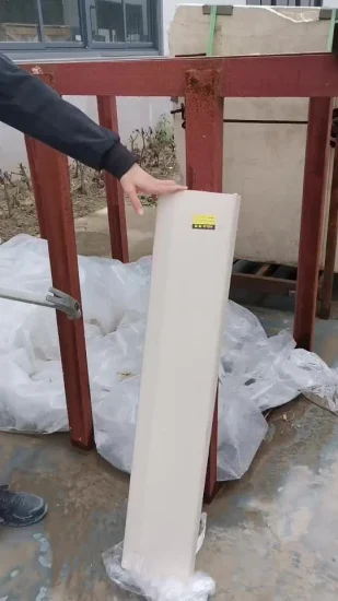 Protector solar baguette con rejilla de terracota ajustable de gran tamaño